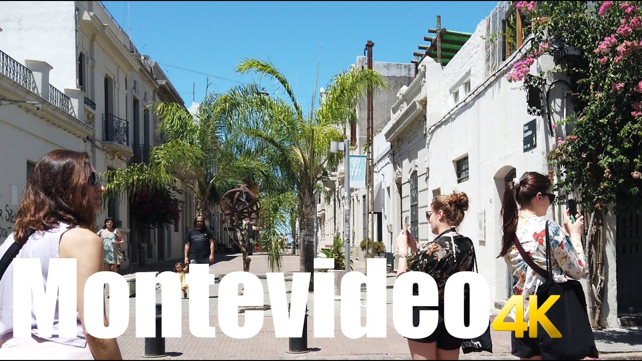 Immersive street-level walking tour through Montevideo, Uruguay, showcasing authentic urban landscapes, local architecture, and the vibrant atmosphere of the city's neighborhoods
