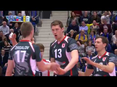 2017 CLVolleyM - 4th Round Leg 1 - Knack ROESELARE vs Belogorie BELGOROD