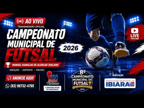 CAMPEONATO MUNICIPAL DE FUTSAL DE IBIARA - 05/09/2026