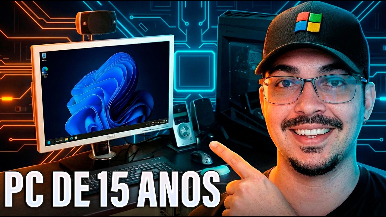 Instalei o Windows 11 num PC de 15 anos atrás?! 🤯 (WINDOWS+AUTO OTIMIZAÇÃO)