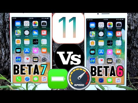 iOS 11 Beta 7 Vs Beta 6 (Battery & Performance Test) Should You Update? Video