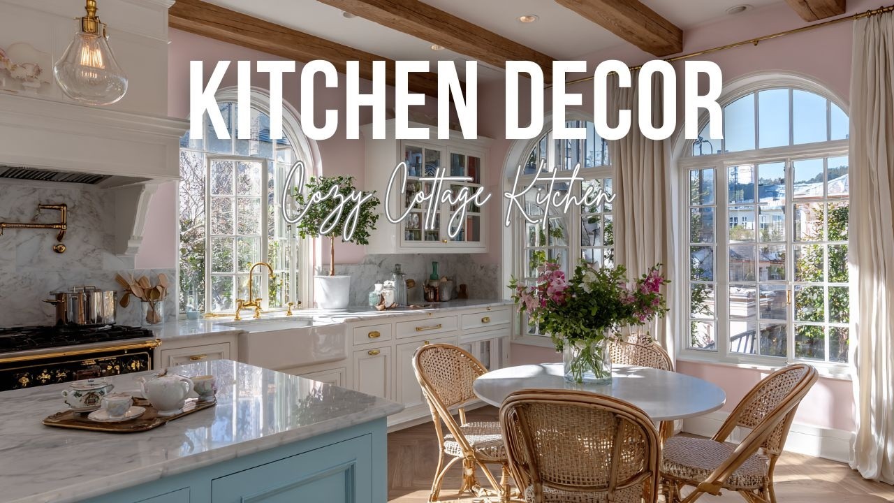 Cozy Cottage Kitchen Decor Ideas with Soft Colors and Vintage Inspired Style