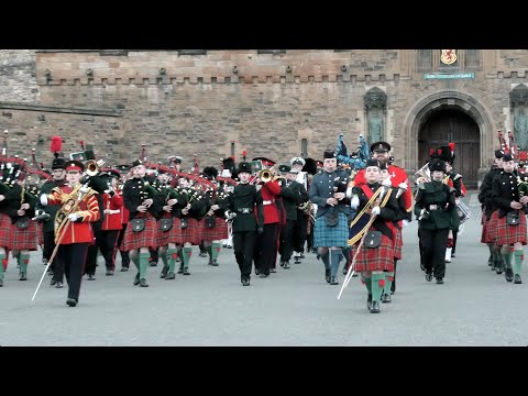 2025 The Ceremony of Beating Retreat at Edinburgh Castle, Scotland- Part 1