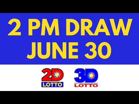 2pm Lotto Result Today June 30 2023 [Swertres Ez2]