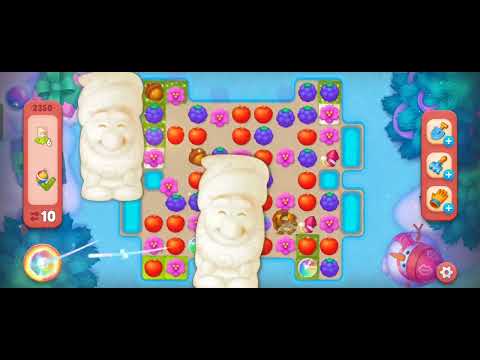 Gardenscapes Level 2350 With No Boosters - Hard Level ! Gardenscapes gameplay level 2350