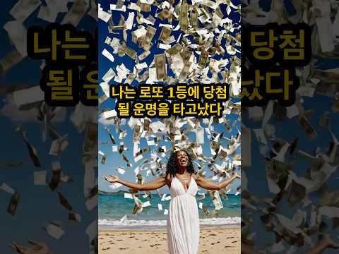 로또 1등 당첨을 불러오는 긍정확언