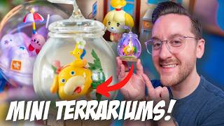 I Built 30 Japan-Exclusive Nintendo Terrariums! (RE-MENT Pikmin, Kirby, Animal Crossing)
