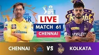 Live: CSK Vs KKR, Match 61 IPL Live Scores & Commentary | IPL LIVE 2023 | Chennai vs Kolkata