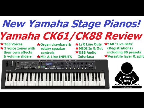 Yamaha CK61 & CK88 Stage Piano Review