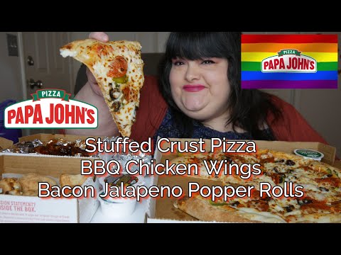 Papa John's Stuffed Crust Pizza * BBQ Chicken Wings *...