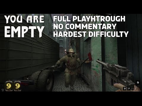 You Are Empty Longplay (Hard difficulty / All cutscenes / All texts) (1080p/60fps) (No commentary)