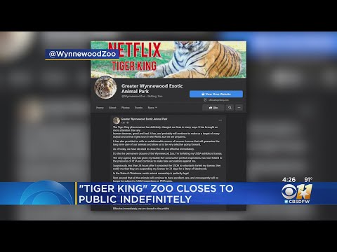 Joe Exotic's 'Tiger King' Big Cat Zoo Closing To Public For Good, New Owner Says