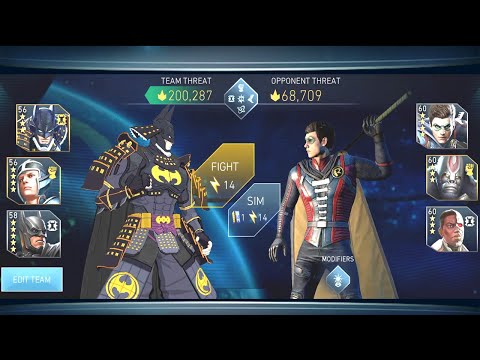 2 Campaign Battles on Heroic Difficulty - Injustice 2 Mobile