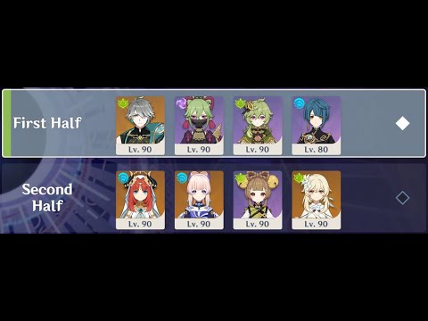 3.4 Spiral Abyss, Alhaitham/Kuki Hyperbloom & Nilou Bloom - (Floor 12, 9★)