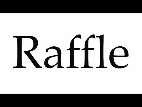 How to Pronounce Raffle