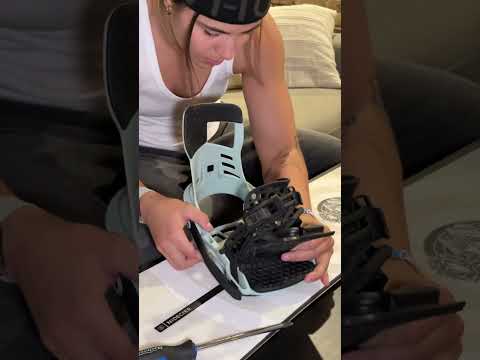 Snowboard binding setup