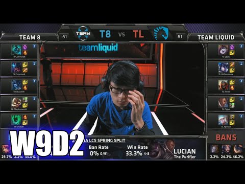 Team 8 vs Team Liquid | 6th spot Tie-Breaker S5 NA LCS Spring 2015 Week 9 Day 2 | T8 vs TL W9D2G6