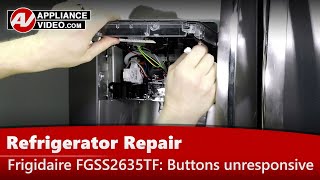 Refrigerator Repair - User Interface Buttons Unresponsive