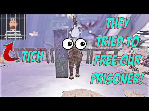 The Attackers Came Back to Rescue Their Tribemate!! Ark Official PvP Small Tribes Base Defense