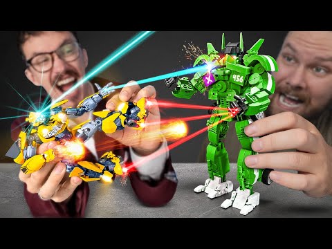 New LEGO Transformers Are Going to War! Who Wil Win this Epic Battle?!