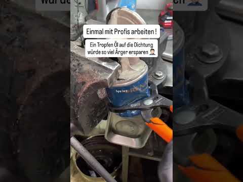 Ölfilter Dichtung wurde mal wieder nicht ein geschmiert, das sind die Folgen #shorts #short #youtube