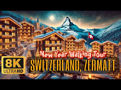 INSIDE SWITZERLAND’S MOST LUXURIOUS NEW YEAR VILLAGE – 8K MAGIC!