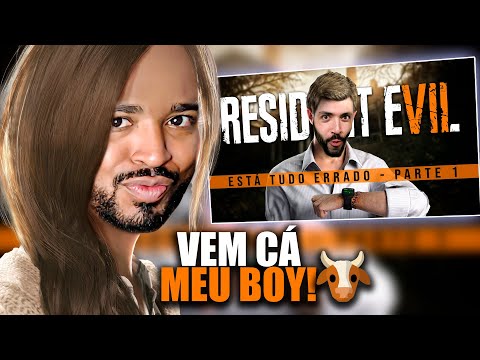 ESTÁ TUDO ERRADO COM: Resident Evil 7 ft. Raphael Rossatto - 1/2 @TheMFW #react