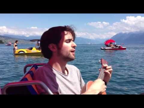 Beirut - Elephant Gun (Ukulele cover on Lake Geneva)