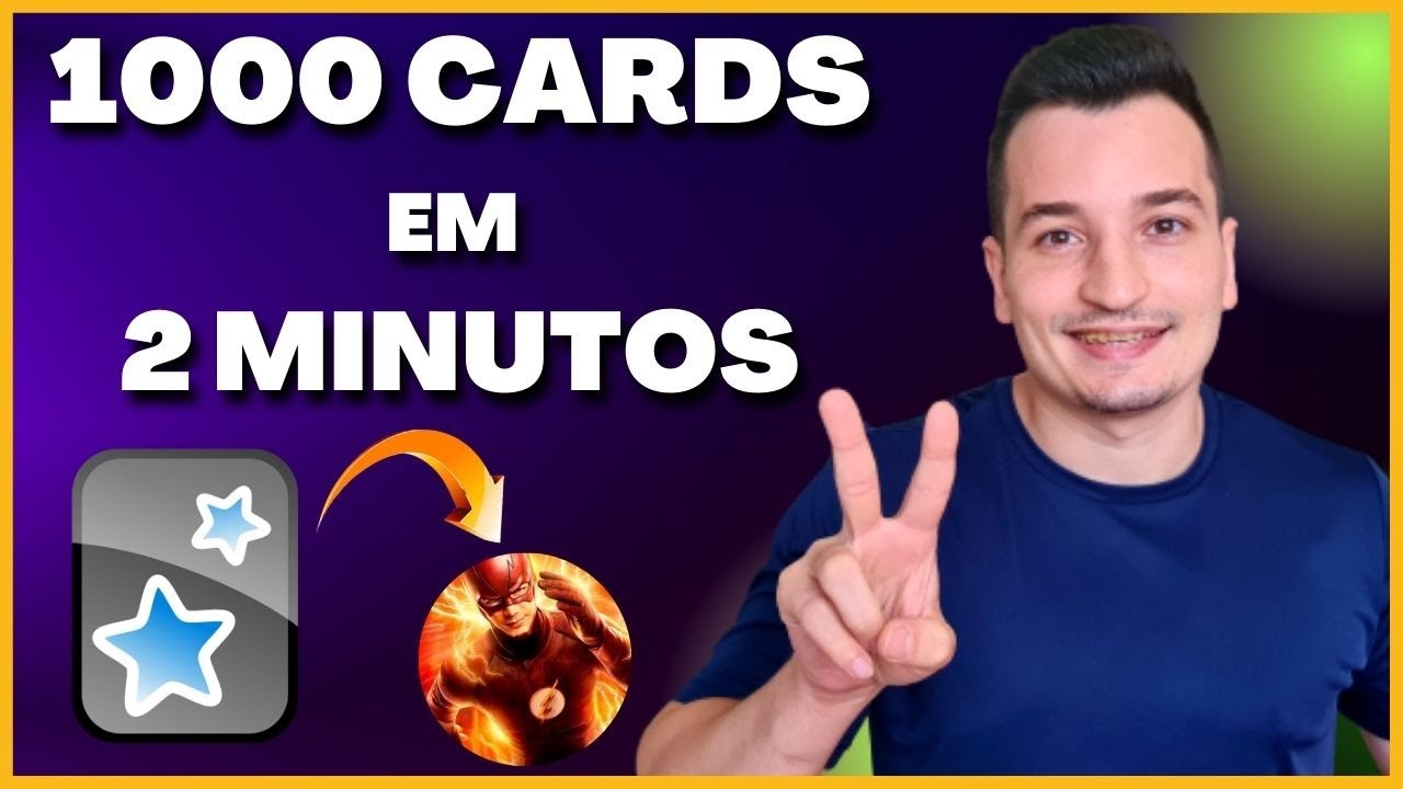 Como Criar 1000 FlashCards em 2 Minutos No Anki (Importando Tabelas)