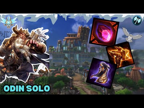 RUNEFORGED ODIN IS THE NEW META!!! - GRANDMASTERS ODIN SOLO SMITE