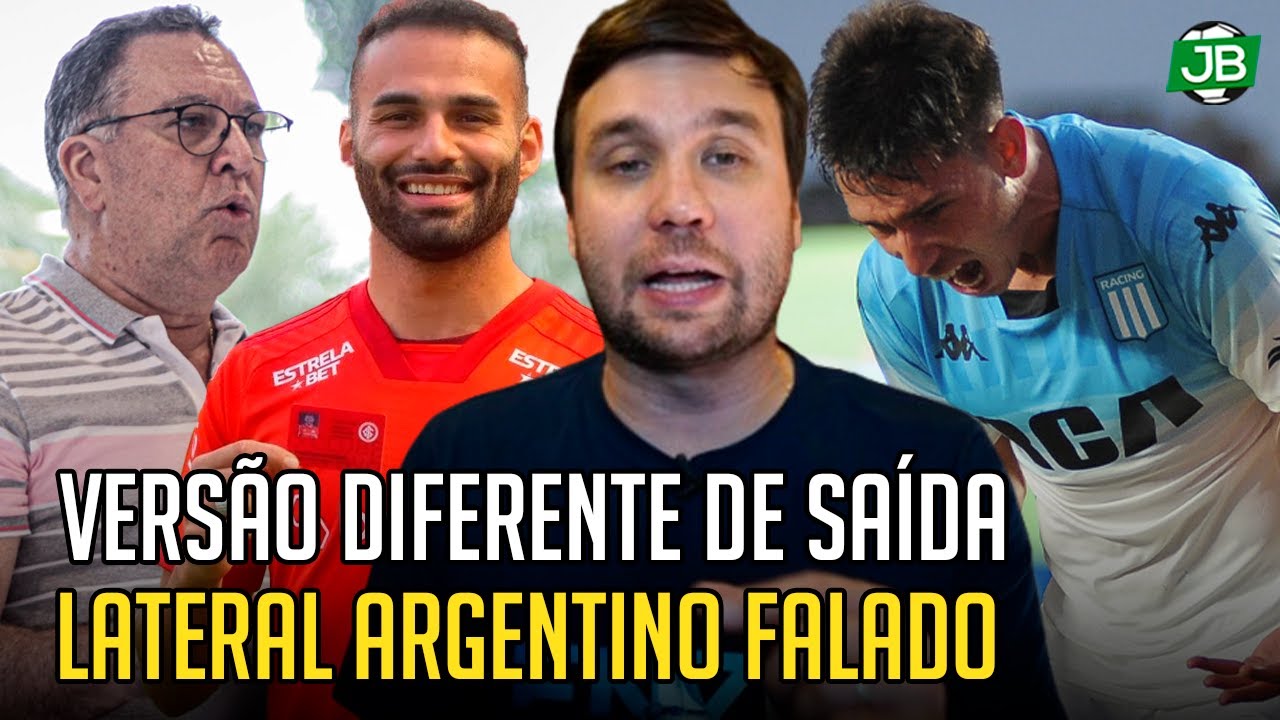 🔴 PRESIDENTE DÁ VERSÃO DIFERENTE DA SAÍDA DO THIAGO MAIA E O LATERAL ARGENTINO FALADO NO INTER