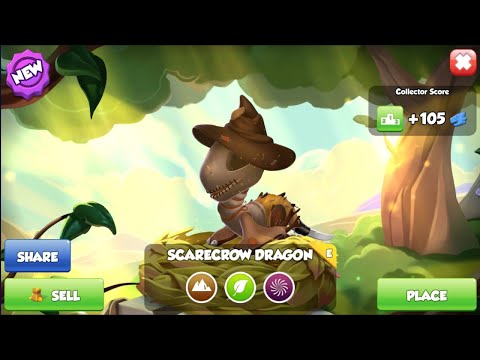 Hatched Scarecrow Dragon | Dragon of the Week | Dragon Mania Legends
