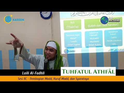 Tajwid Tuhfatul Athfal 8C | Pembagian Mad, Huruf Mad, dan Syarat Terjadinya Mad