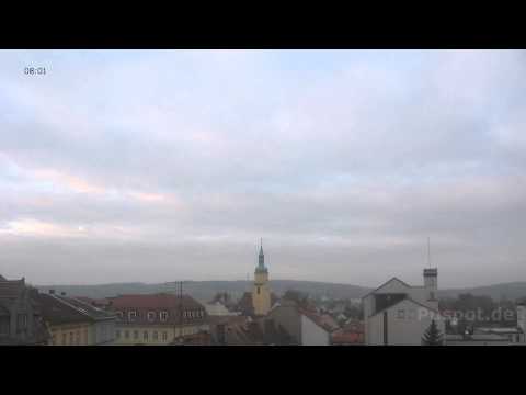 Zeitraffer 2012.11.18 Pulsnitz-Innenstadt