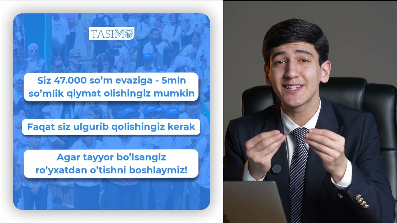 TasIMO - Toshkent Xalqaro Matematika Olimpiadasi uchun ro'yxatdan o'tish ketma ketligi