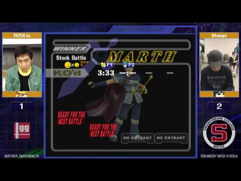 Event Match 7: R2DLiu (Fox) vs Stango (Marth) - Winners Finals