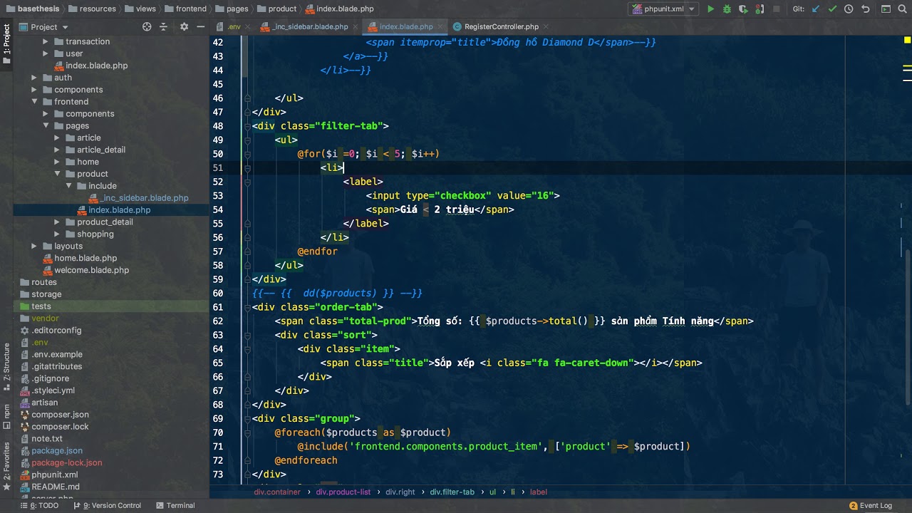 [Seri] - Website đồng hồ - Tạo bộ lọc tìm kiếm sản phẩm - Phần 1