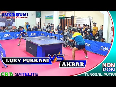 Luky Purkani VS Akbar Bandung Tischtennismeisterschaften NON PON Regent Cup 2023