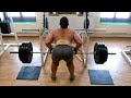 Deak Istvan, bent over rows with 180 kgs