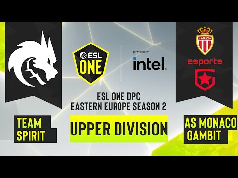 Dota2 - Team Spirit vs. AS Monaco Gambit - Game 1 - ESL One DPC S2 EEU - Upper Division