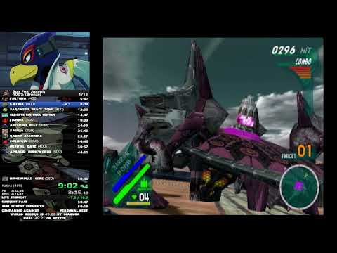 Star Fox: Assault 100% Bronze Speedrun: 49:50 RTA (45:05 IGT)