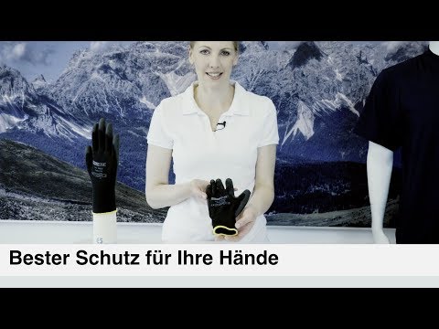 Artikelvideo 1 für franz mensch unisex Arbeitshandschuhe Black Ace schwarz Größe L, 12 Paar, Artikelnummer 356903