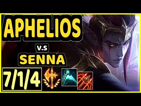 YEN (APHELIOS) vs SENNA - 7/1/4 KDA BOTTOM ADC CHALLENGER GAMEPLAY - NA