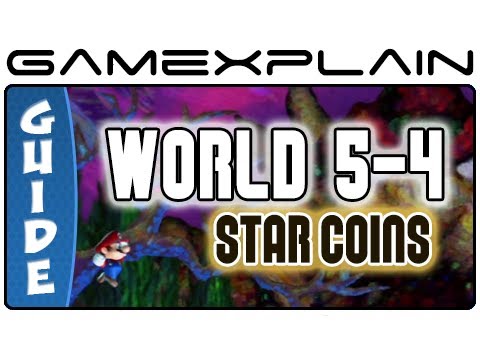 New Super Mario Bros. U - Soda Jungle-4 Painted Swampland Star Coins Guide & Walkthrough