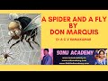 A SPIDER AND A FLY BY DON MARQUIS