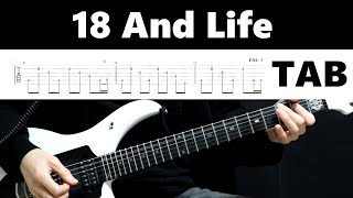 Skid Row - 18 And Life (Guitar Cover with Tab)