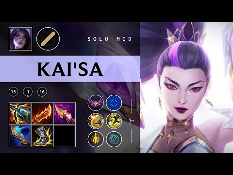 Kai'Sa Mid vs Ahri - EUW Master Patch 25.24