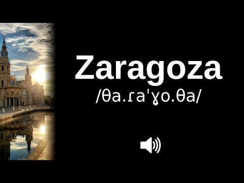 🇪🇸 How to pronounce Zaragoza (CORRECTLY!)