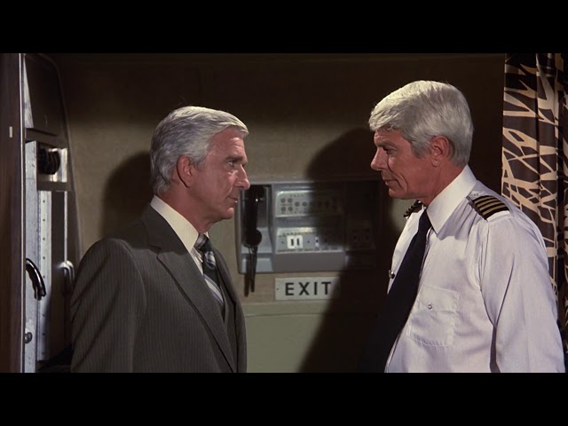 My favorite scene from the movie Airplane! - Leslie Nielsen and Peter Graves SDDEFAULT Thumbnail