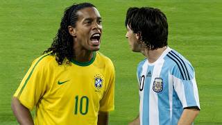 O DIA QUE LIONEL MESSI FEZ RONALDINHO GAÚCHO ODIA-LO